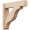 Ekena Millwork 5 1/2-in W x 20-in D x 20-in H Funston Block Rough Cedar Woodgrain TimberThane Outlooker, Primed Tan OUTUR055X20X20FST44RCPR - alternate 1